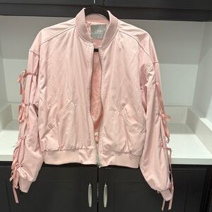 Pink Bomber Jacket for Women